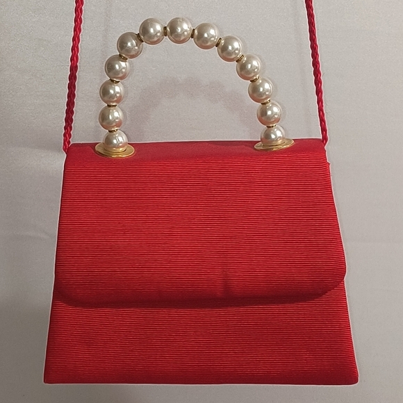 Saks Fifth Avenue Collection Women's Red Mini Bag - Picture 3 of 8